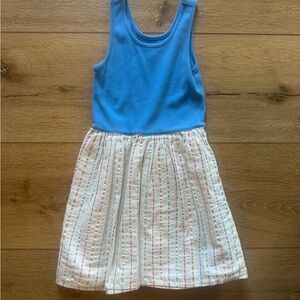 GAP Blue and White Striped Kids Dress